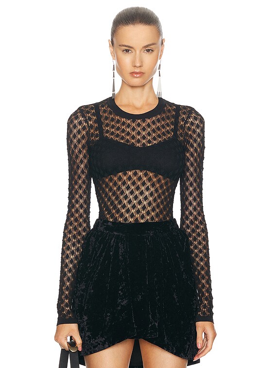 Isabel Marant Zavia Top in Black | FWRD