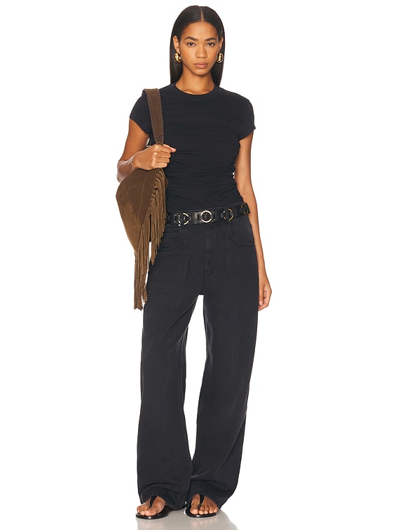 Isabel Marant Maelie Tee in Black | FWRD