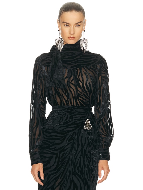 Isabel Marant Geona Top in Black | FWRD