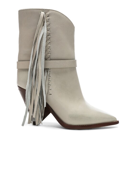 Isabel Marant Leather Loffen Boots in 