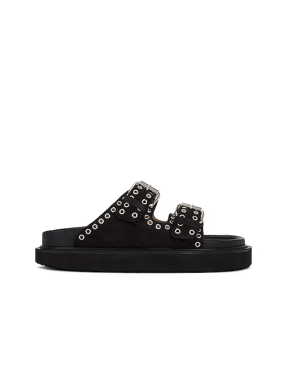 Isabel Marant Lennya Sandal in Faded Black FWRD