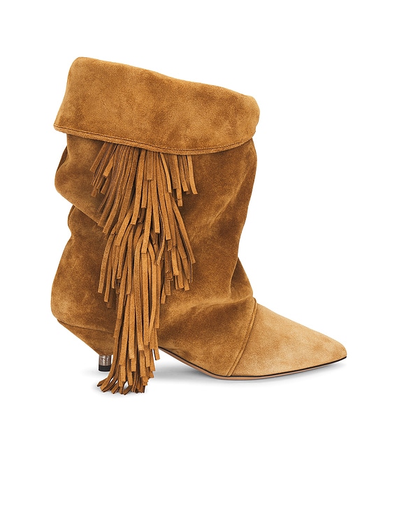 Isabel Marant Edrik Fringes Boot in Cognac | FWRD