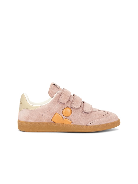 スニーカー BETH SNEAKERS Isabel Marant Beth Sneaker in Faded Pink & Honey | FWRD