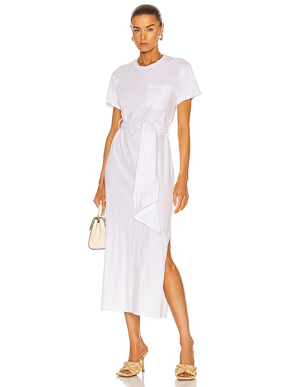 Jonathan simkhai discount white shirt dress