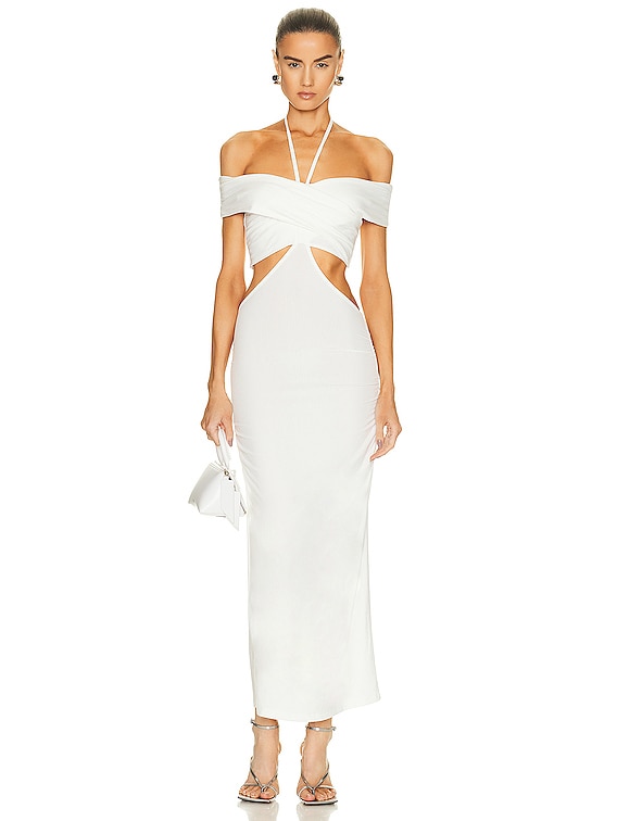 Jonathan simkhai off the shoulder cheap dress