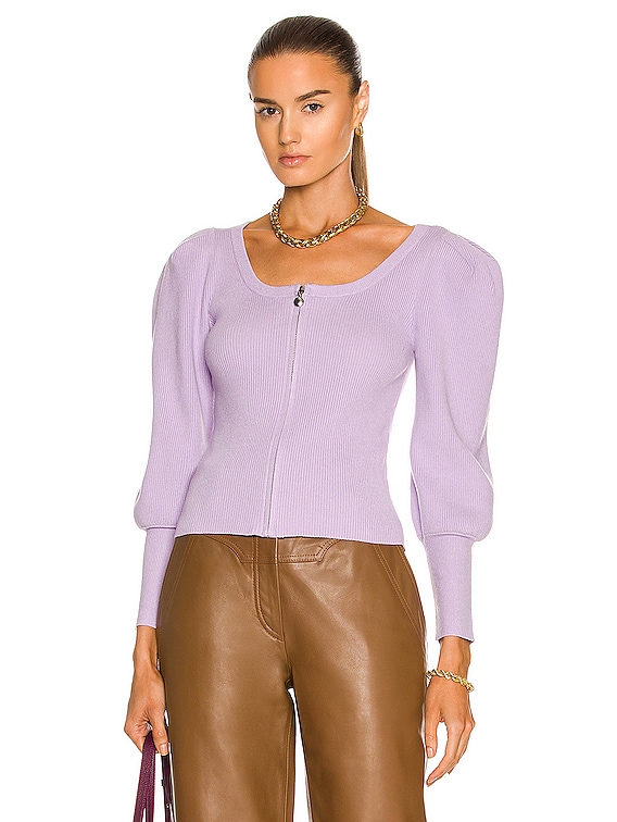 JONATHAN SIMKHAI STANDARD Iggy Cardigan in Lavender FWRD