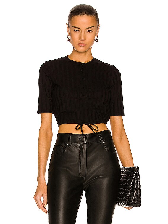 JONATHAN SIMKHAI STANDARD Persephone Top in Black | FWRD