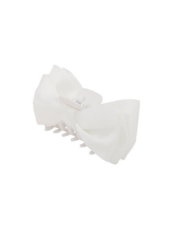 Jennifer Behr Agatha Jaw Clip in Ivory | FWRD display picture 1