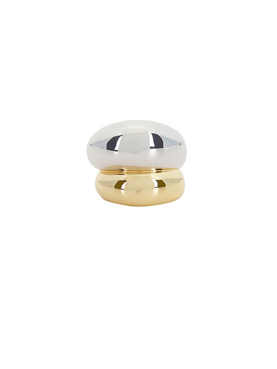 Jennifer Fisher Chavez Ring in Two Tone | FWRD Jennifer Fisher Chavez Ring in Two Tone | FWRD