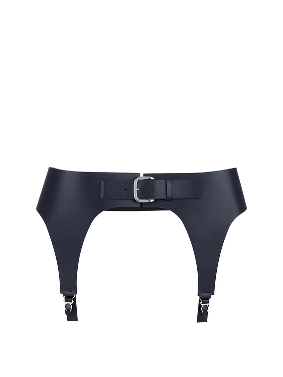 navy garter belt Sofia Garter Belt Navy main image 1