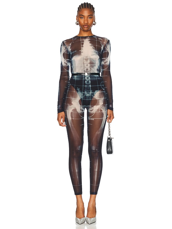Jean Paul Gaultier Squeletor Catsuit in Black, Navy, & Light Jean Paul Gaultier Squeletor Catsuit in Black, Navy, & Light