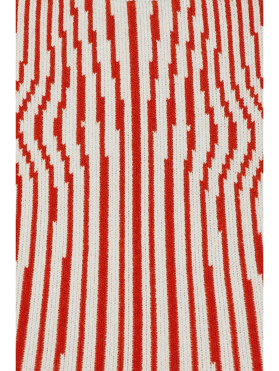 Morphing Pinstripe Short Dress