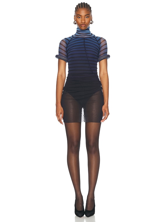 3d Collar Short Dress