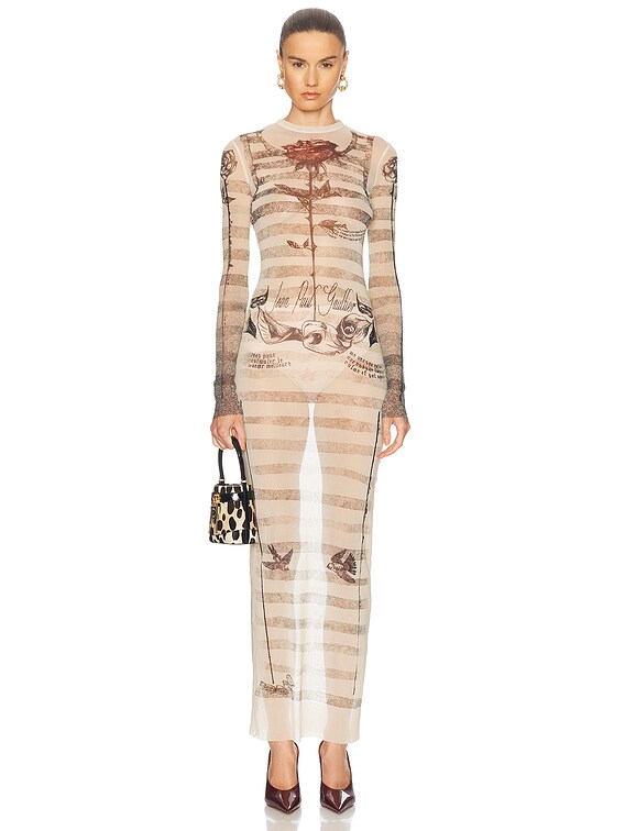 Tattoo Mariniere Long Dress