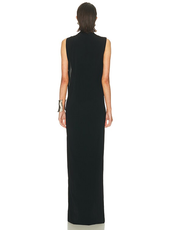 Jean Paul Gaultier Piercing Long Dress in Black | FWRD