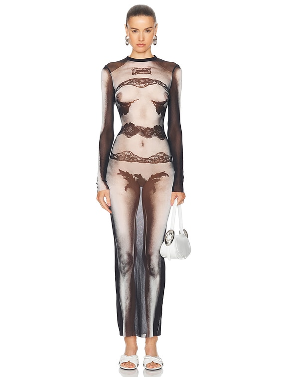 Body Lace Mariniere Long Dress
