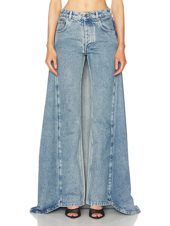 X Shayne Oliver Fishtail Wide Leg