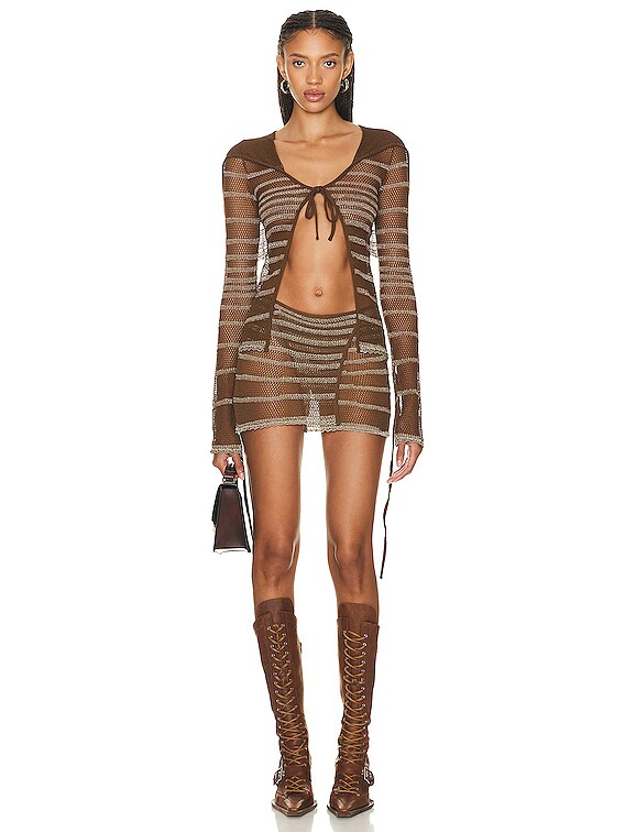 Jean Paul Gaultier X KNWLS Mariniere Pointelle Long Sleeve