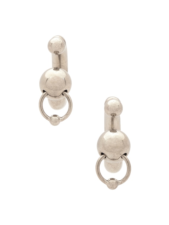 Jean Paul Gaultier Large Earrings in Silver | FWRD