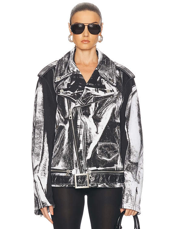 Jean Paul Gaultier Trompe L'oeil Jacket in Black & White | FWRD