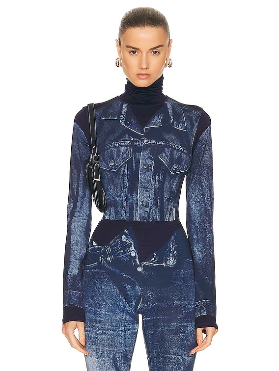 Jean Paul Gaultier トップ - Navy & Blue | FWRD