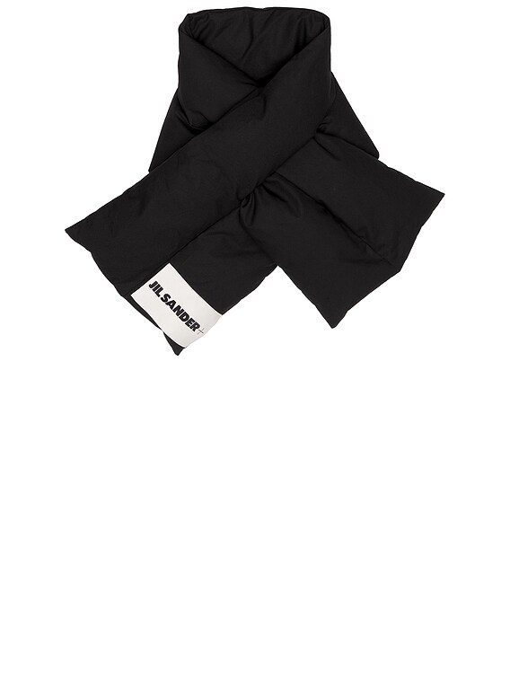 Jil Sander 01 Down Scarf in Black | FWRD