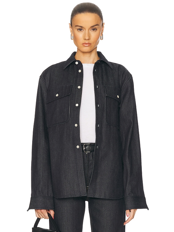 JIL SANDER ダークブルー デニムシャツ Jil Sander ロングスリーブ デニムシャツ | ブルー | FARFETCH JP