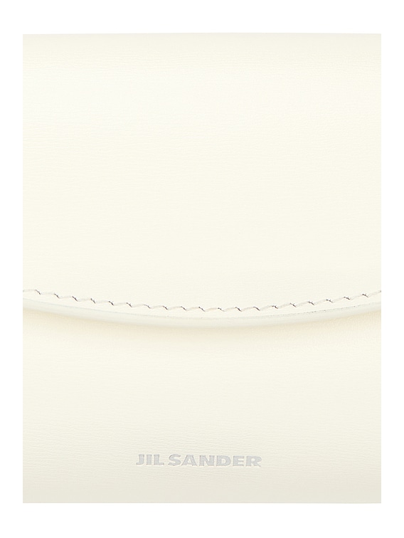 Jil Sander Cannolo Mini Bag in Eggshell | FWRD