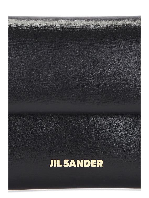 Jil Sander Folded Coin Purse in Black | FWRD
