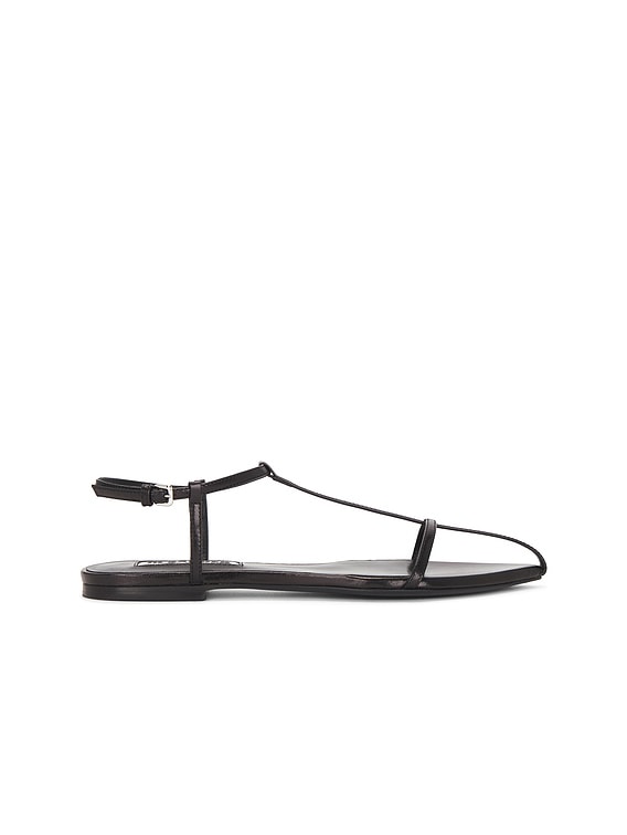 サンダル・ミュール Jil Sander SS25 CAGE SANDAL (J15WP0169 P8389001) JIL SANDER Leather sandals | NET-A-PORTER