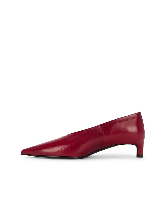 Jil Sander Pump in Cedar Red | FWRD