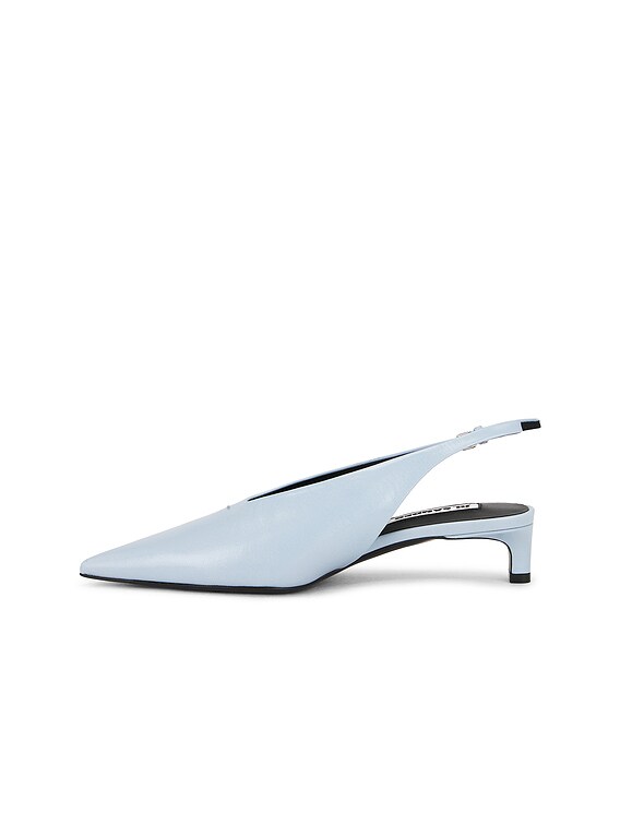 Jil Sander Sling Back Heel in Powder Blue | FWRD