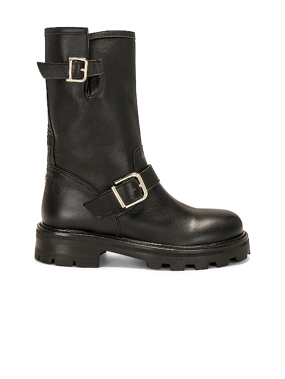 Jimmy Choo Il Biker Boot in Black FWRD