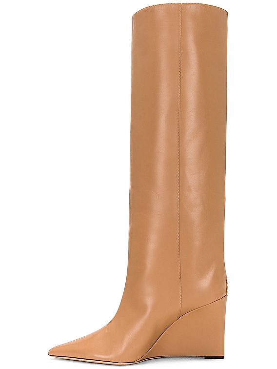 Saint laurent clearance niki boots cognac