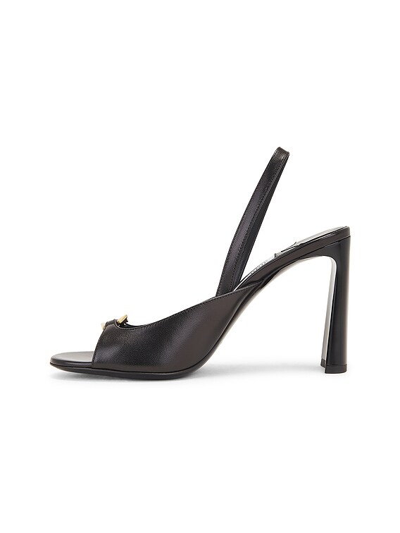 【関税込み】Jimmy Choo ブラック Lev 95 ヒールサンダル 関税込み】Jimmy Choo ブラック Lev 95 ヒールサンダル Lev 95