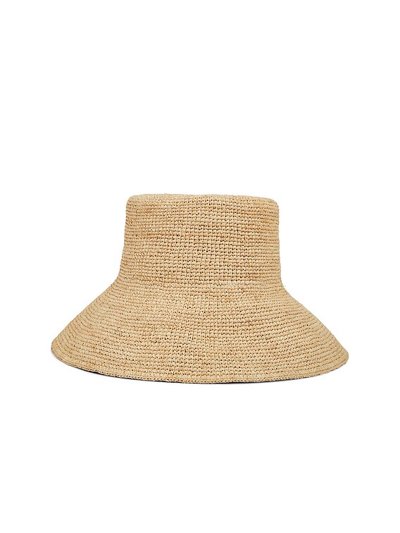 Jenni Kayne Crochet Raffia Sun Hat in Natural | FWRD display picture 1