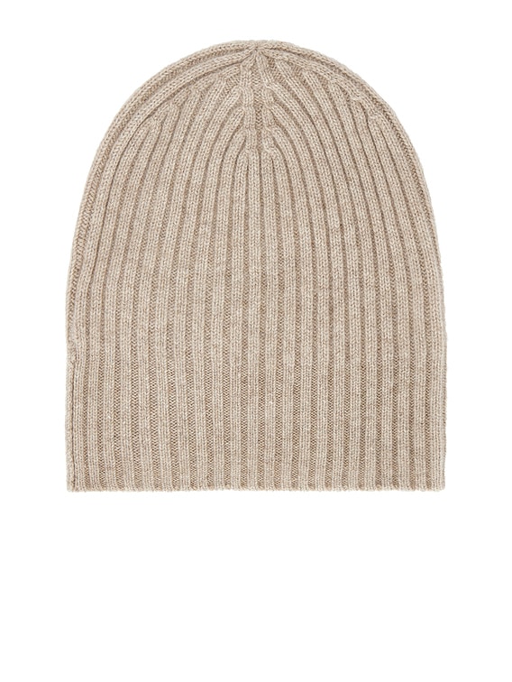 Jenni Kayne Cashmere Beanie in Ecru | FWRD display picture 1