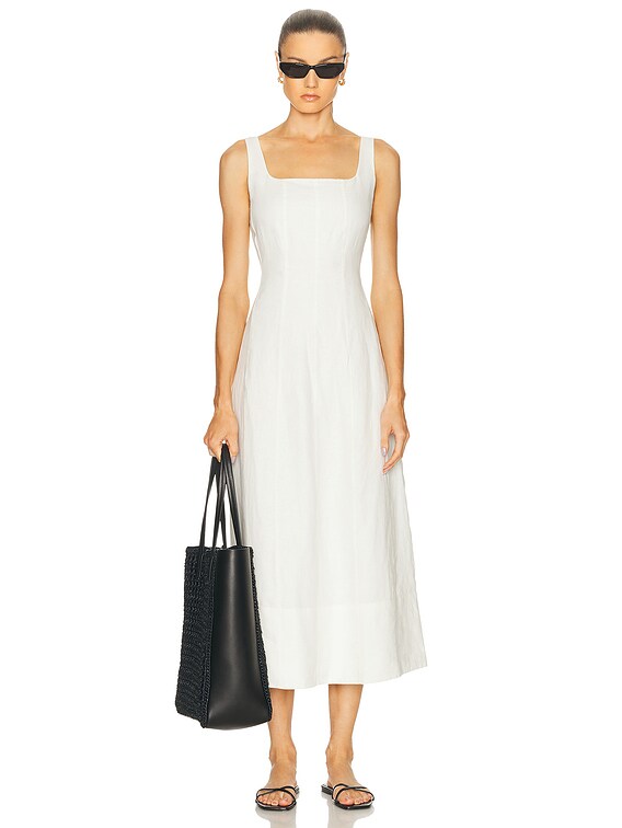 Jenni Kayne ジェニーケイン カラン リネン ミディ ドレス Shop Jenni Kayne - Kinney Linen Midi-Dress | Saks Fifth