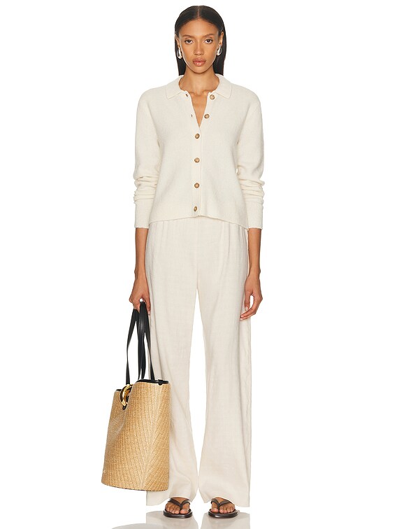 Jenni Kayne Murphy Cardigan in Ivory | FWRD