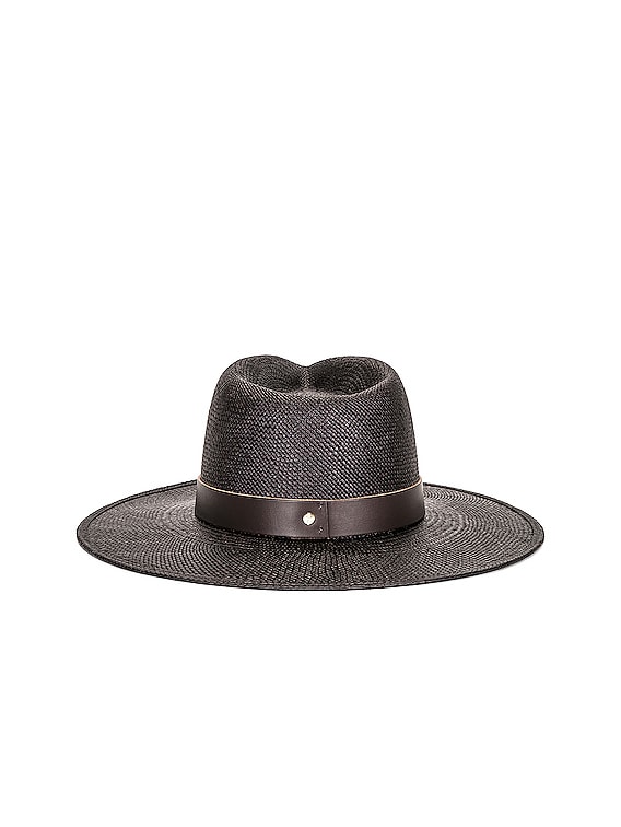 NEW Janessa Leon LENI HAT Janessa Leone Leni Hat in Black | FWRD main image 4