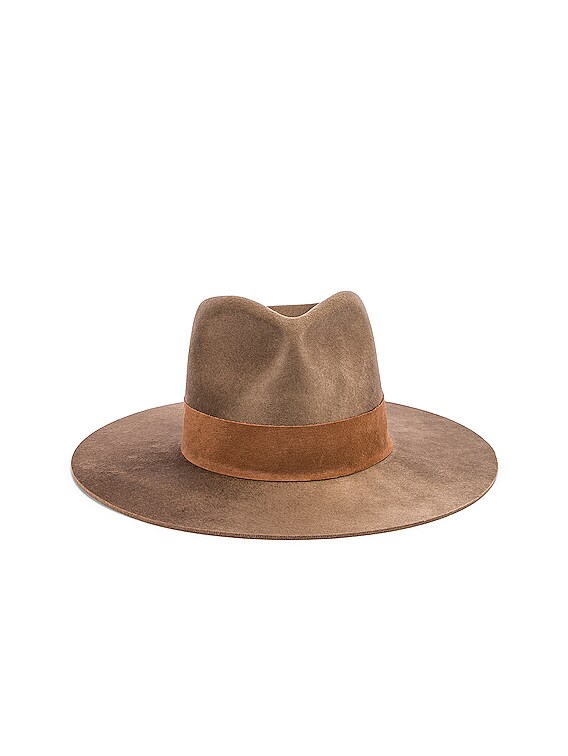 Janessa Leone Alara Hat in Brown | FWRD