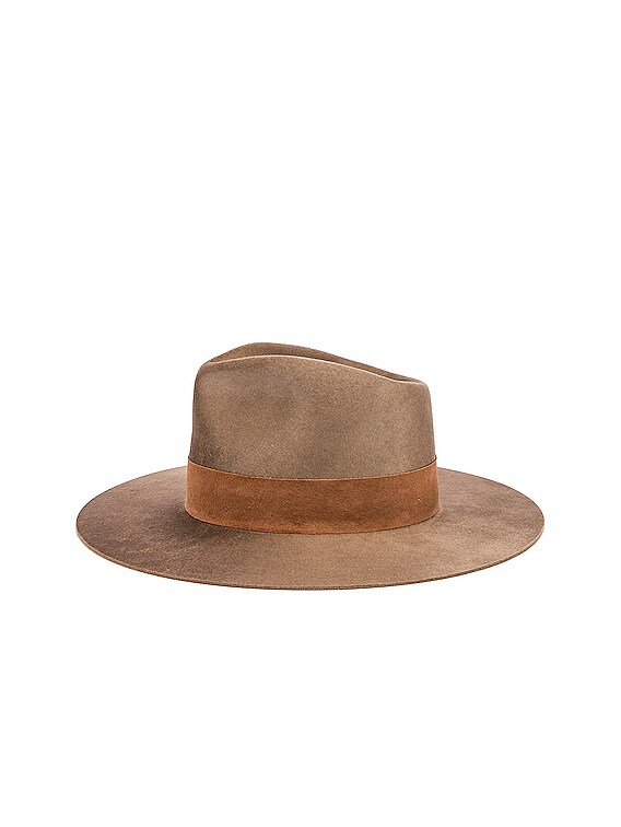 Janessa Leone Alara Hat in Brown | FWRD