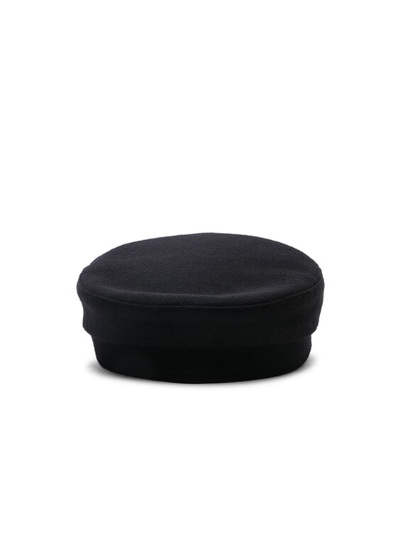 Janessa Leone Black Wool Mattie Hat Janessa Leone | Accessories | Janessa Leone Black Wool  main image 3