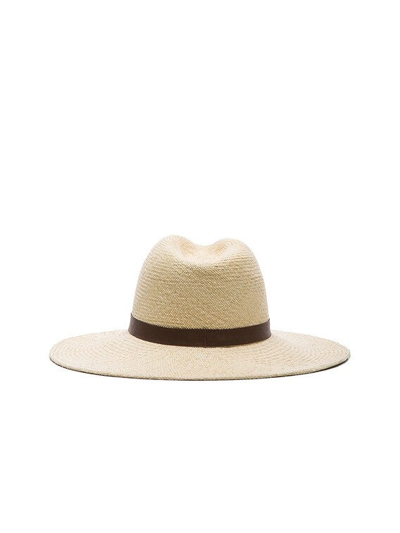 Janessa Leone Gloria Hat Creme Straw Beige Natural Janessa Leone Gloria Fedora | Shopbop main image 2