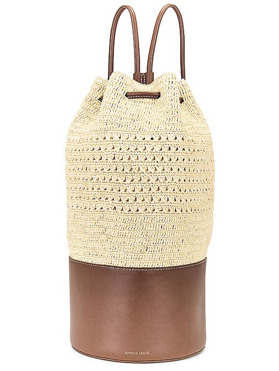 Janessa Leone Beca Backpack in Brown | FWRD