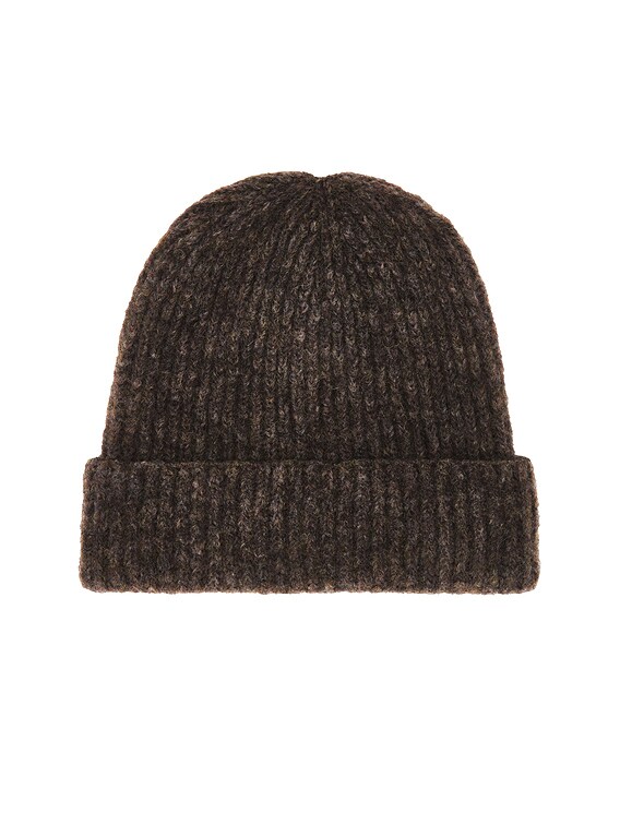 Janessa Leone Piper Beanie in Heather Brown | FWRD