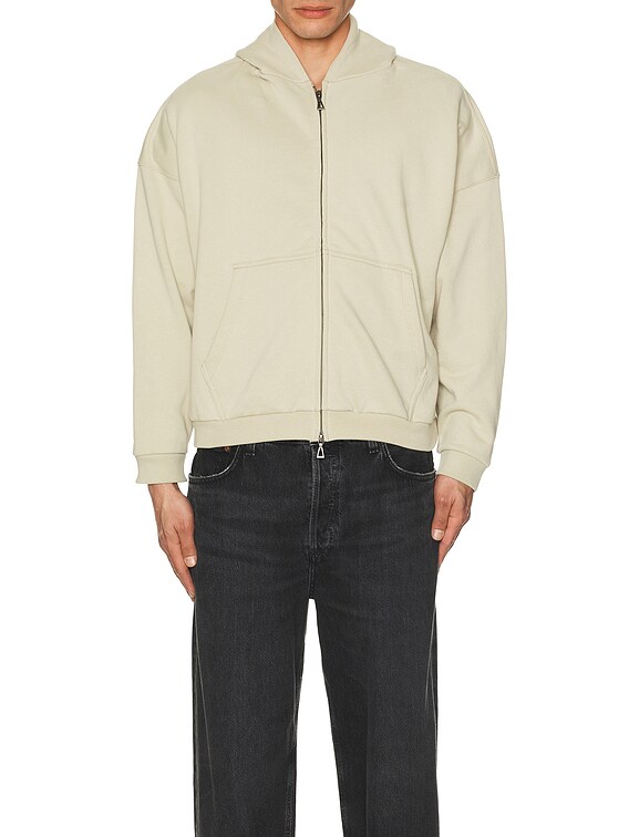 JOHN ELLIOTT Frances Full Zip Hoodie in Dune | FWRD