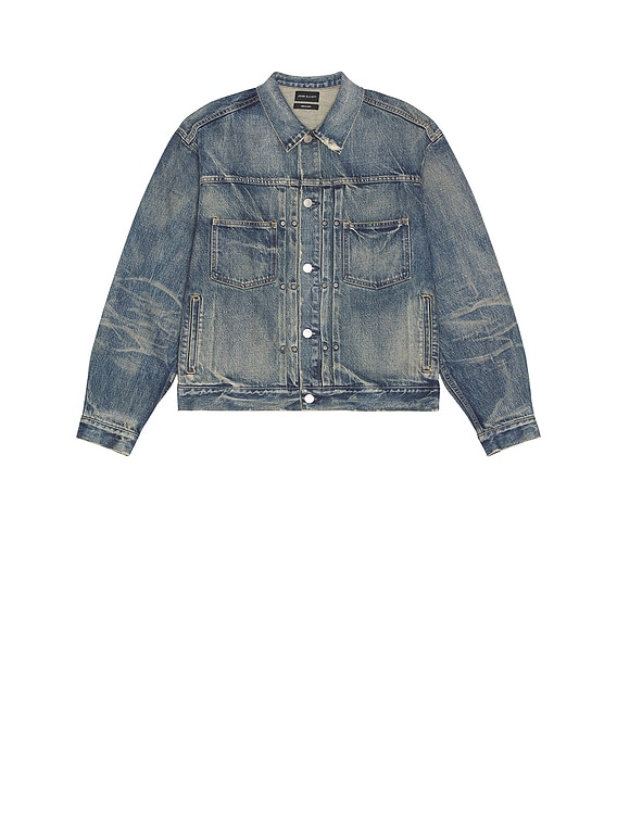 ☆G☆JOHN ELLIOTT デニムジャケット 日本製 ライトブルー ☆G☆JOHN ELLIOTT デニムジャケット 日本製 ライトブルー DENIM