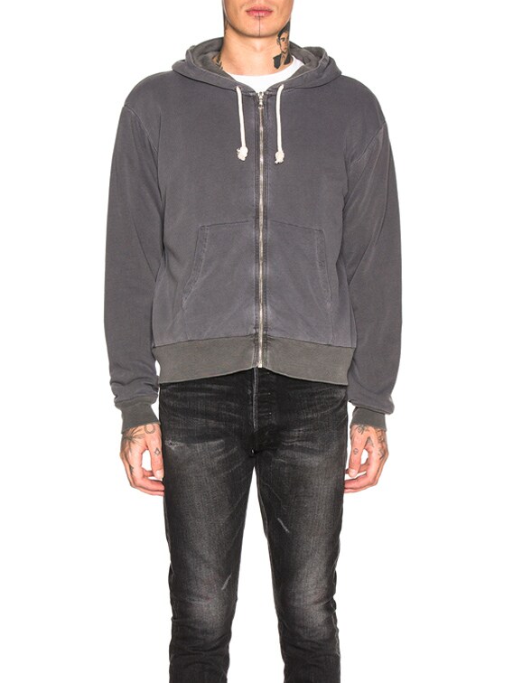 john elliott zip hoodie