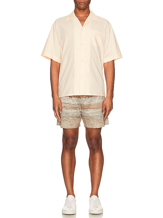 JOHN ELLIOTT Camp Shirt Solid in Shell | FWRD